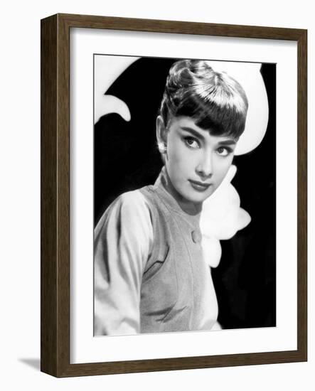 Sabrina, Audrey Hepburn, Directed by Billy Wilder, 1954-null-Framed Photo