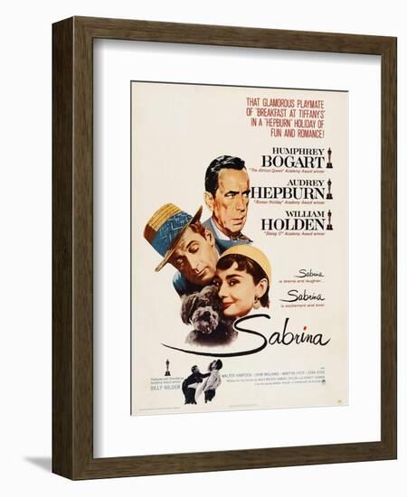 Sabrina, Audrey Hepburn, Directed by Billy Wilder, 1954-null-Framed Giclee Print
