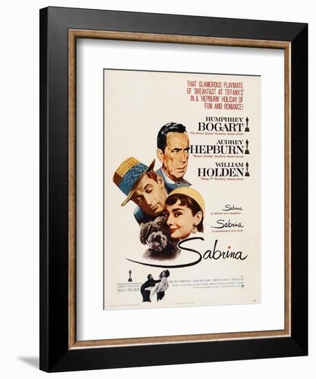 Sabrina, Audrey Hepburn, Directed by Billy Wilder, 1954-null-Framed Giclee Print