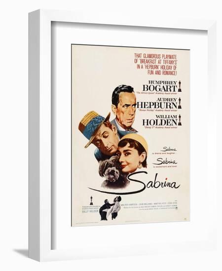 Sabrina, Audrey Hepburn, Directed by Billy Wilder, 1954-null-Framed Giclee Print