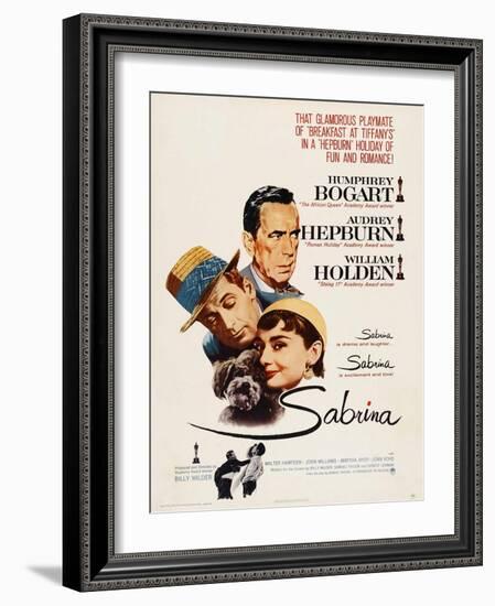 Sabrina, Audrey Hepburn, Directed by Billy Wilder, 1954-null-Framed Giclee Print