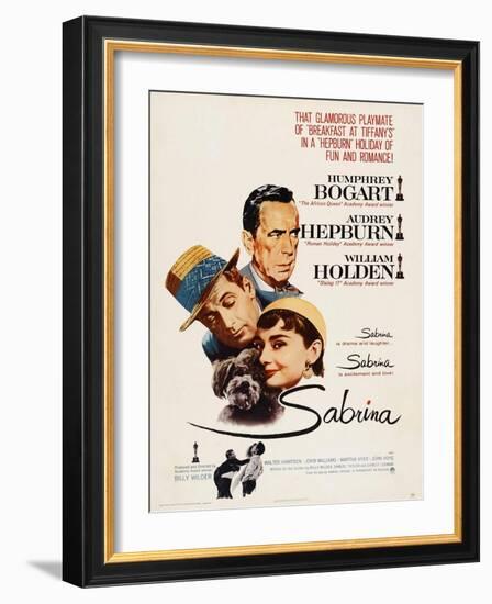 Sabrina, Audrey Hepburn, Directed by Billy Wilder, 1954-null-Framed Giclee Print