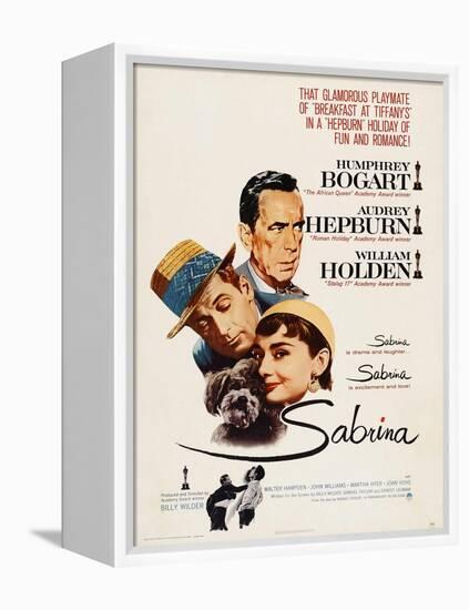Sabrina, Audrey Hepburn, Directed by Billy Wilder, 1954-null-Framed Premier Image Canvas