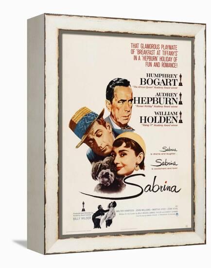 Sabrina, Audrey Hepburn, Directed by Billy Wilder, 1954-null-Framed Premier Image Canvas