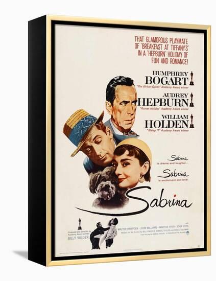 Sabrina, Audrey Hepburn, Directed by Billy Wilder, 1954-null-Framed Premier Image Canvas