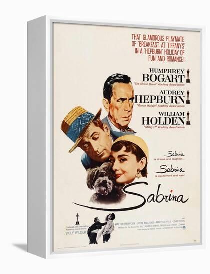 Sabrina, Audrey Hepburn, Directed by Billy Wilder, 1954-null-Framed Premier Image Canvas