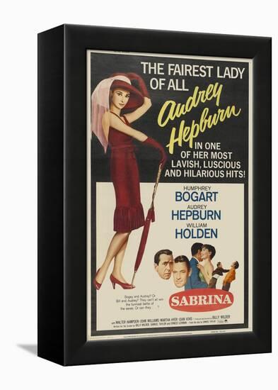 Sabrina Fair, 1954, "Sabrina" Directed by Billy Wilder-null-Framed Premier Image Canvas