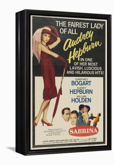 Sabrina Fair, 1954, "Sabrina" Directed by Billy Wilder-null-Framed Premier Image Canvas