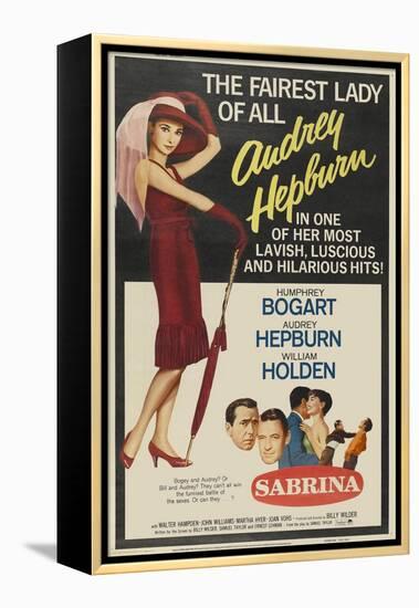 Sabrina Fair, 1954, "Sabrina" Directed by Billy Wilder-null-Framed Premier Image Canvas
