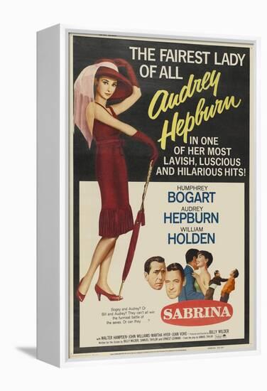 Sabrina Fair, 1954, "Sabrina" Directed by Billy Wilder-null-Framed Premier Image Canvas