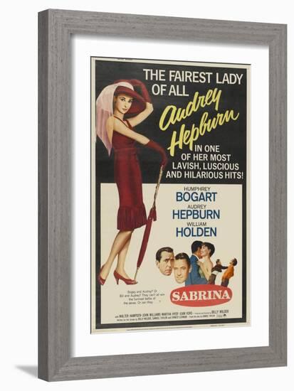 Sabrina Fair, 1954, "Sabrina" Directed by Billy Wilder-null-Framed Giclee Print