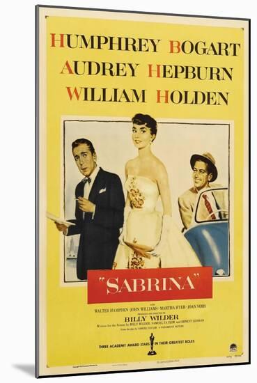 Sabrina Fair, 1954, "Sabrina" Directed by Billy Wilder-null-Mounted Giclee Print