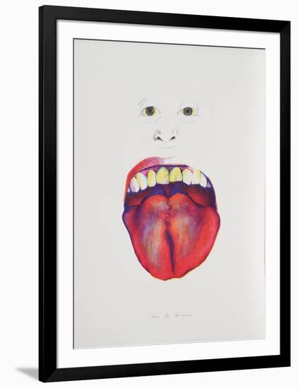 Saca la Lengua from the Peace Portfolio-Marisol Escobar-Framed Limited Edition