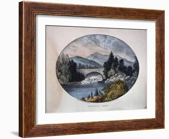 Sacandaga Creek-Currier & Ives-Framed Giclee Print