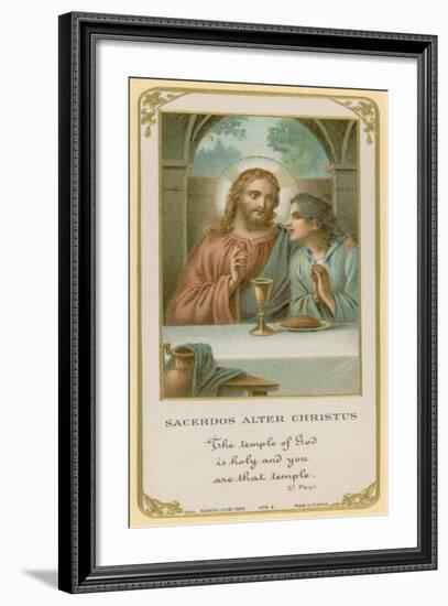 Sacerdos Alter Christus-null-Framed Giclee Print