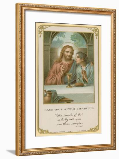 Sacerdos Alter Christus-null-Framed Giclee Print