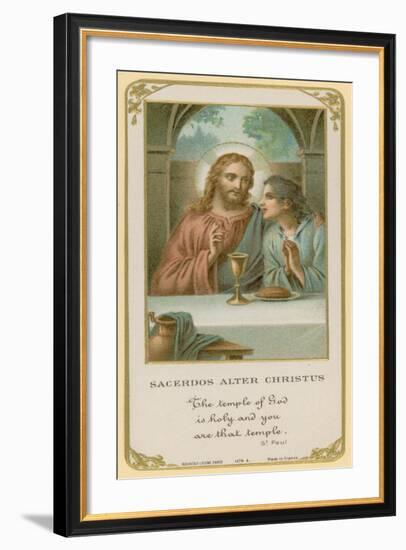 Sacerdos Alter Christus-null-Framed Giclee Print