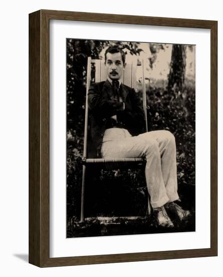 Sacha Tchorny - Portrait of the Poet Sasha Chorny (1880-1932), Anonymous . Photograph, 1900S. Priva-Anonymous Anonymous-Framed Giclee Print