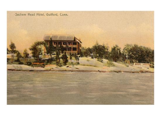 Sachem Head Hotel Guilford Connecticut Art Print By