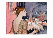 Femme au bouquet jaune-Sachiko Imai-Collectable Print