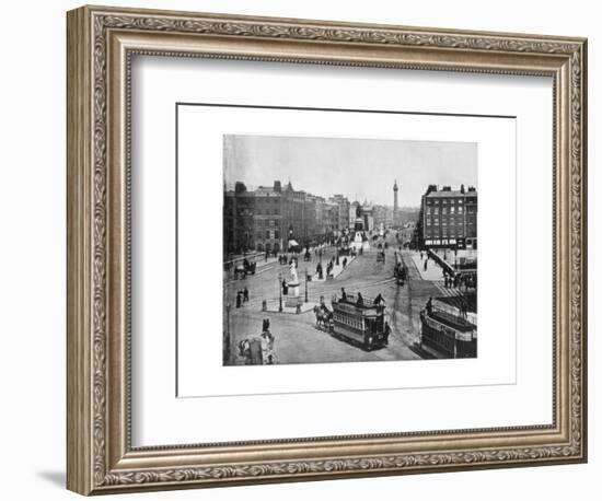 Sackville Street, Dublin, Late 19th Century-John L Stoddard-Framed Giclee Print