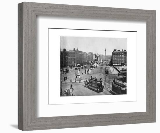 Sackville Street, Dublin, Late 19th Century-John L Stoddard-Framed Giclee Print