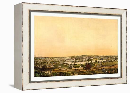 Saco, and Biddeford, Me, Between 1850 and 1870-null-Framed Premier Image Canvas