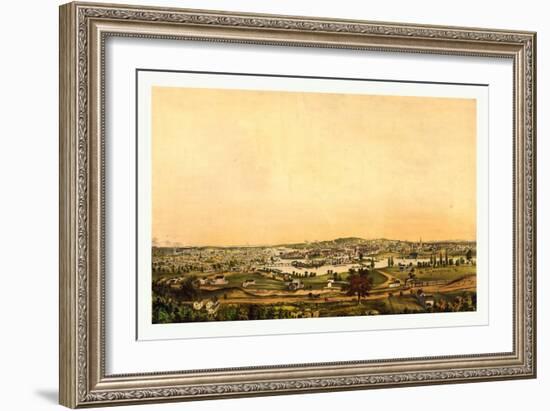 Saco, and Biddeford, Me, Between 1850 and 1870-null-Framed Giclee Print