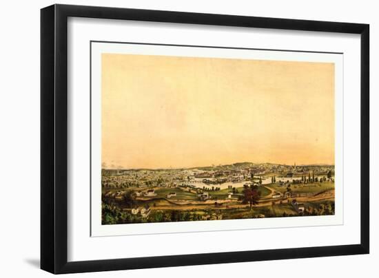 Saco, and Biddeford, Me, Between 1850 and 1870-null-Framed Giclee Print