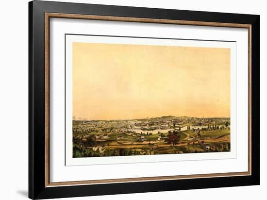 Saco, and Biddeford, Me, Between 1850 and 1870-null-Framed Giclee Print