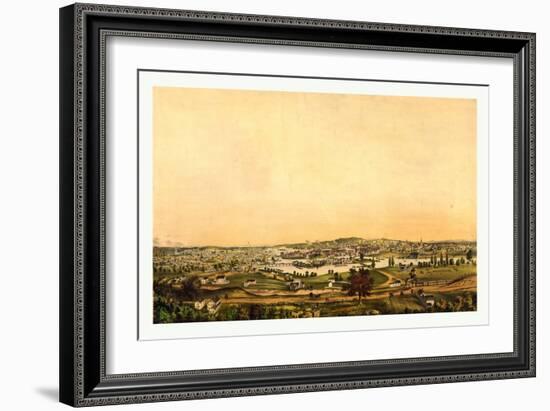 Saco, and Biddeford, Me, Between 1850 and 1870-null-Framed Giclee Print