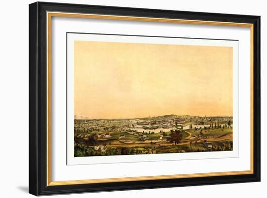 Saco, and Biddeford, Me, Between 1850 and 1870-null-Framed Giclee Print