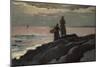 Saco Bay, 1896 (Oil on Canvas)-Winslow Homer-Mounted Giclee Print