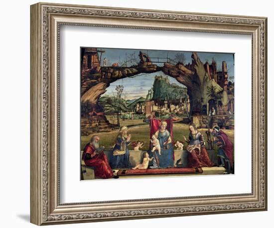 Sacra Conversazione, c.1500-Vittore Carpaccio-Framed Giclee Print