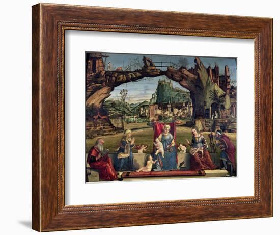 Sacra Conversazione, c.1500-Vittore Carpaccio-Framed Giclee Print