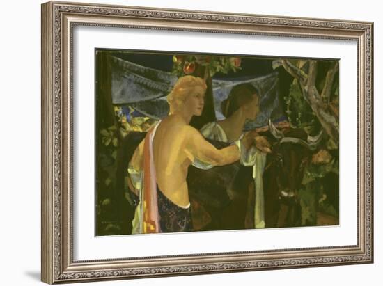 Sacramental Trees, 1915-Arthur Bowen Davies-Framed Giclee Print