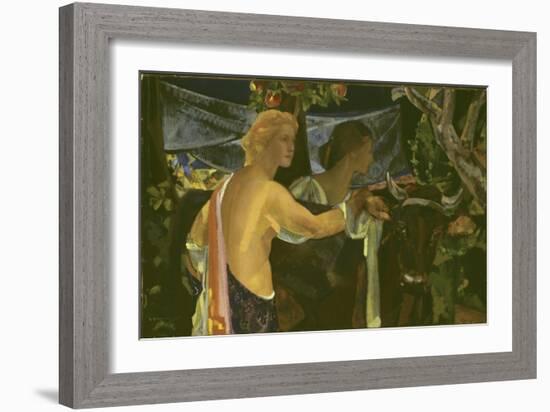 Sacramental Trees, 1915-Arthur Bowen Davies-Framed Giclee Print