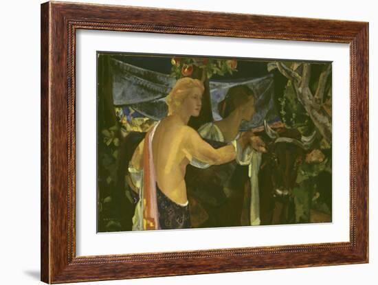 Sacramental Trees, 1915-Arthur Bowen Davies-Framed Giclee Print