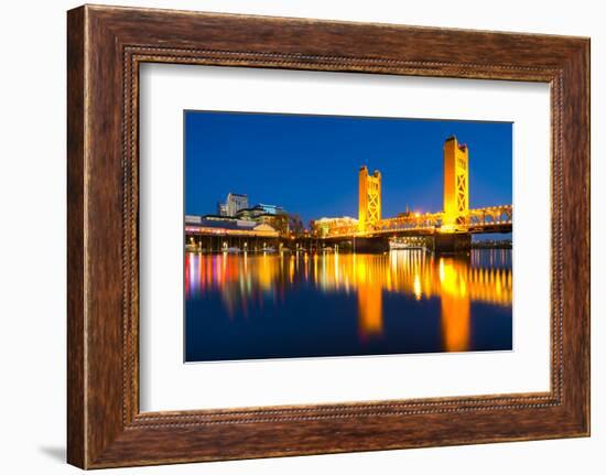 Sacramento California at Night-Andy777-Framed Photographic Print