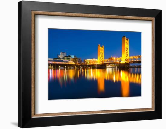 Sacramento California at Night-Andy777-Framed Photographic Print