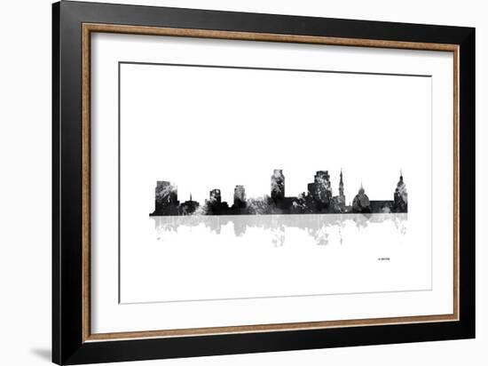 Sacramento California Skyline BG 1-Marlene Watson-Framed Giclee Print