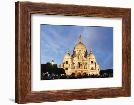 Sacre Coeur Basilica, Montmartre, Paris, France, Europe-Christian Kober-Framed Photographic Print