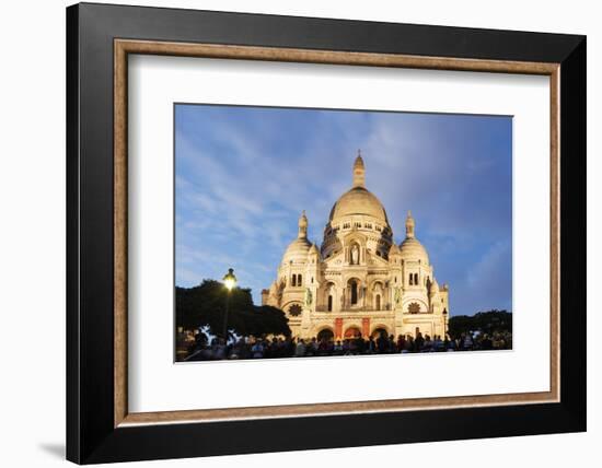 Sacre Coeur Basilica, Montmartre, Paris, France, Europe-Christian Kober-Framed Photographic Print