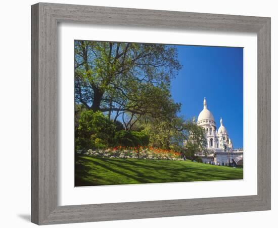 Sacre Coeur Basilica, Montmartre, Paris, France-David Barnes-Framed Photographic Print