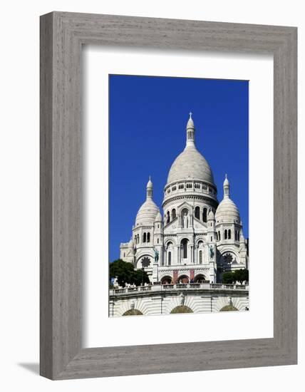 Sacre Coeur Basilica on Montmartre, Paris, France, Europe-Hans-Peter Merten-Framed Photographic Print