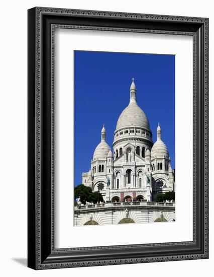 Sacre Coeur Basilica on Montmartre, Paris, France, Europe-Hans-Peter Merten-Framed Photographic Print