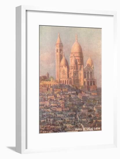 Sacre Coeur Basilica, Paris, France-null-Framed Art Print