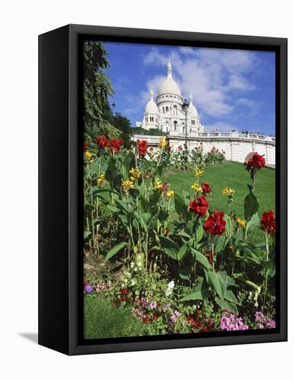 Sacre Coeur Cathedral, Paris, France, Europe-Richard Nebesky-Framed Premier Image Canvas