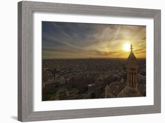 Sacré Coeur, Church, Paris, France-Sebastien Lory-Framed Photographic Print