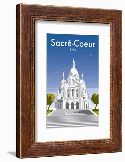 Sacre Coure - Dave Thompson Contemporary Travel Print-Dave Thompson-Framed Giclee Print